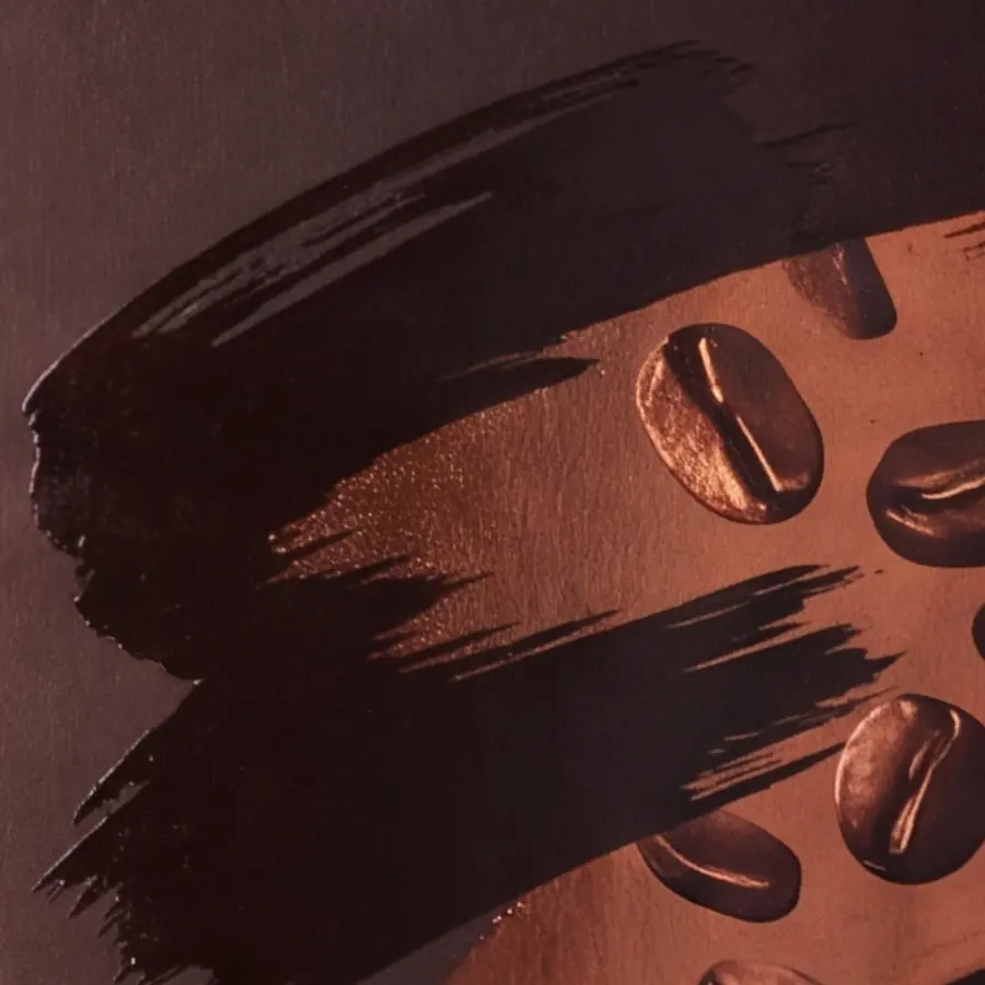 Close detail of the Dusk Coffee sleeve